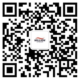 百万教程公众号二维码